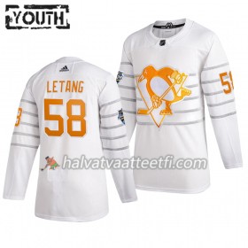 Lasten NHL Pittsburgh Penguins Pelipaita KRIS LETANG 58 Valkoinen 2020 NHL All-Star Adidas Authentic 